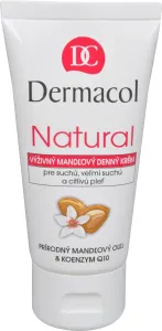 Dermacol Natural Almond 50 ml denný pleťový krém pre ženy na zmiešanú pleť; na citlivú a podráždenú pleť