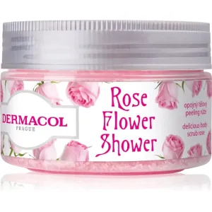 Dermacol Opojný telový peeling Růže Flower Care (Delicious Body Scrub Rose) 200 g