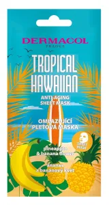 Dermacol Tropical Hawaiian Anti-Aging 1 ks pleťová maska pre ženy na veľmi suchú pleť; proti vráskam; spevnenie a lifting pleti