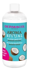 Dermacol Relaxačné tekuté mydlo Aroma Ritual Brazílsky kokos (Relaxing Liquid Soap) - náhradná náplň 500 ml