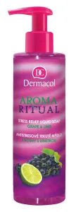 Dermacol Antistresové tekuté mydlo hrozno s limetkou Aroma Ritual (Stress Relief Liquid Soap) 250 ml
