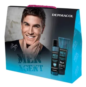Dermacol Men Agent Gentleman Touch 3in1 darčeková kazeta sprchovací gél 250 ml + dezodorant 150 ml pre mužov