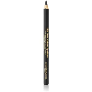 Dermacol True Colour Eyeliner dlhotrvajúca ceruzka na oči odtieň 08 Black 4 g
