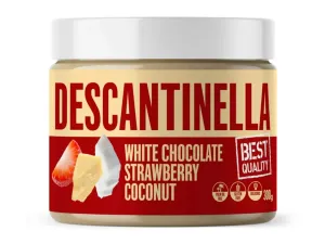 Descanti Descantinella White Chocolate Strawberry Coconut orechová nátierka 300 g