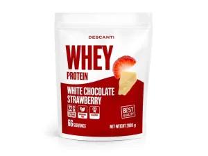 Descanti Whey Protein White Chocolate Strawberry 1000 g