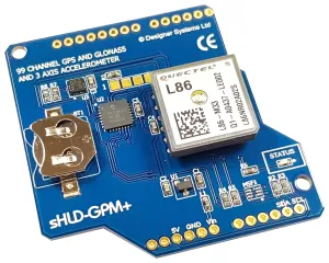 Designer Systems Shld-Gpm+ Gpm/gnss Shield, Arduino & Raspberry-Pi