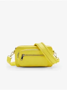 Women's Yellow Handbag Desigual Half Logo 24 Cambridge 2.0 - Women