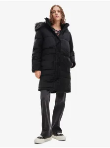 Black Women's Winter Coat Desigual Kelowna - Women #7757563
