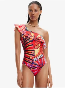 Red Desigual Medewi Patterned Swimwear for Women - Women #5877716