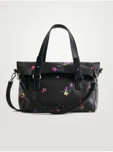 Čierna dámska kvetovaná kabelka Desigual Little Bia Loverty