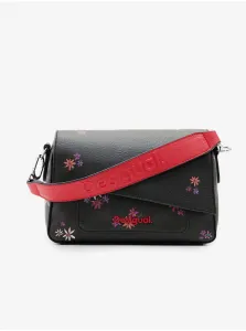 Black Womens Crossbody Handbag Desigual Flor Yvette Phuket Mini - Women
