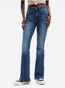 Women's Desigual Ohio Day Dark Blue Bootcut Jeans - Women
