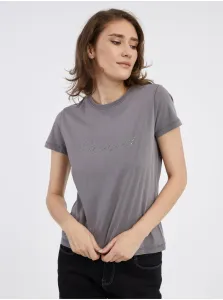 Grey Desigual Maya Women's T-Shirt - Women