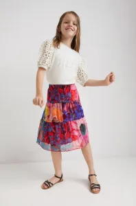 Dievčenská sukňa Desigual mini, áčkový strih #5156359