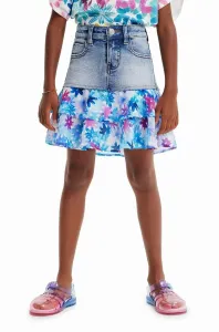 Dievčenská sukňa Desigual mini, áčkový strih #7522212