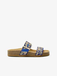 Blue Slippers Desigual Shoes Aries Exotic - Women
