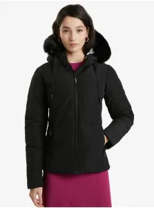 Black Desigual Snow Women's Winter Jacket - Womens #179790