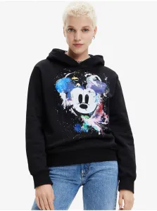 Black Desigual Mickey Womens Sweatshirt - Women #5877687
