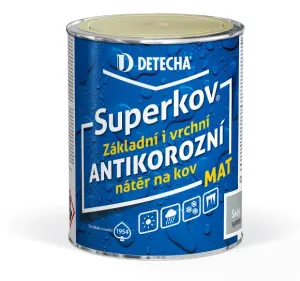 SUPERKOV - Antikorózna syntetická farba 2v1 červenohnedá matná (superkov) 0,8 kg