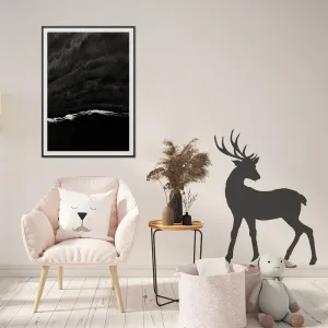 Nálepka na stenu Deer - jeleň Z074 - pastelové