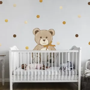 Nálepka na stenu Teddy - medvedík DK240 #4043902