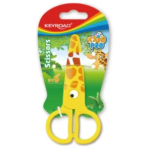 Detské nožnice pre najmenších, plastové, Žirafa