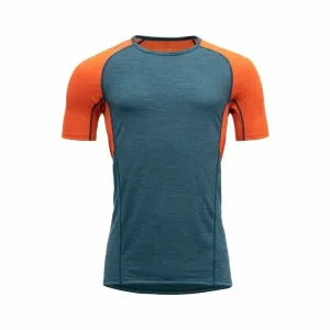 Devold RUNNING MERINO 130 SHIRT MAN Pánske tričko, modrá, veľkosť XL