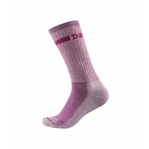 Devold OUTDOOR MEDIUM WOMAN SOCK Dámske športové ponožky, ružová, veľkosť #5338015