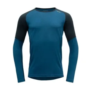 Devold JAKTA MERINO 200 SHIRT MAN Pánske merino tričko, modrá, veľkosť #8479448