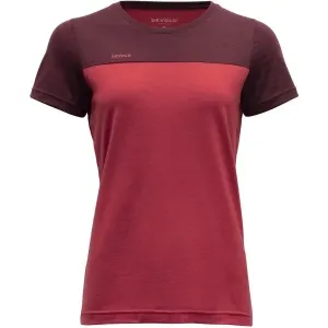 Devold LEIRA MAN TEE Pánske tričko, červená, veľkosť #6473109
