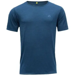 Devold VALLDAL MERINO 130 Pánske tričko, modrá, veľkosť #9492739