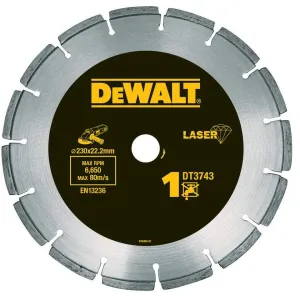 DEWALT Kotúč diamant 230x22,2 mm laser/betón DT3743
