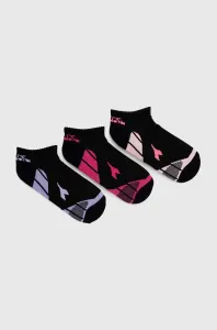 Ponožky Diadora 3-pak pánske, ružová farba