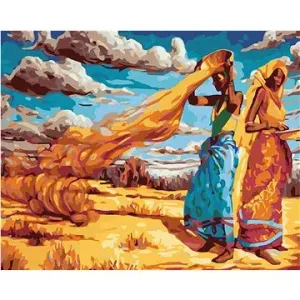 Diamondi – AFRICKÉ ŽENY, 40 × 50 cm, vypnuté plátno na rám