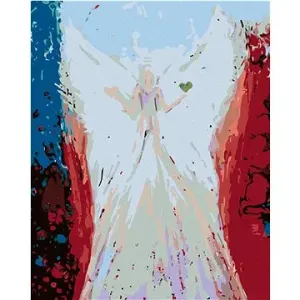 Diamondi – ANJELI OD LENKY – BALANCE ANGEL, 40 × 50 cm, bez rámu a bez napnutia plátna
