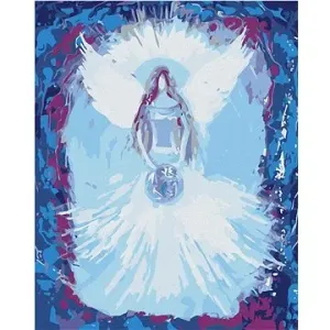Diamondi – ANJELI OD LENKY – UNIVERSE ANGEL, 40 × 50 cm, napnuté plátno na rám