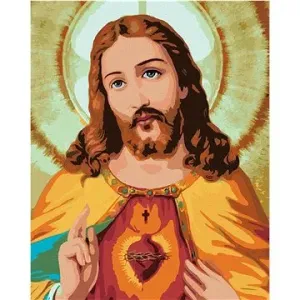 Diamondi – Diamantové maľovanie – JEŽIŠ KRISTUS II, 40 × 50 cm, bez rámu a bez vypnutia plátna