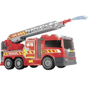 DICKIE - Action Series hasičské auto, 36 cm, svetlo a zvuk, ručná pumpa - striekačka
