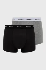 Boxerky Dickies (2-pak) pánske, čierna farba #9011457