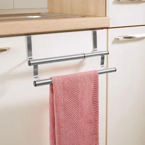 Die moderne Hausfrau Závěsný dvojitý držák na ručníky a utěrky