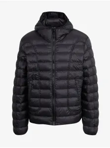 Men's Black Quilted Winter Jacket Diesel - Men's
