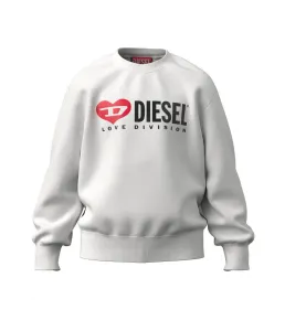 Mikina Diesel Samor Over Sweat-Shirt Biela 10Y