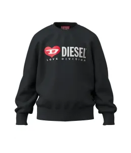 Mikina Diesel Samor Over Sweat-Shirt Čierna 12Y