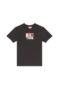 Tričko Diesel Tdiegosb10 T-Shirt Čierna 10Y