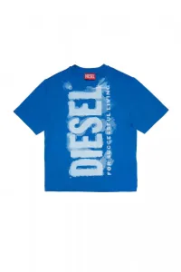 Tričko Diesel Tjuste16 Over T-Shirt Modrá 10Y