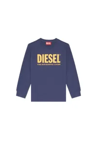 Tričko Diesel Tjustlogo Ml T-Shirt Modrá 10Y