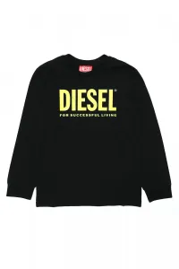 Tričko Diesel Tjustlogo Ml T-Shirt Čierna 4Y