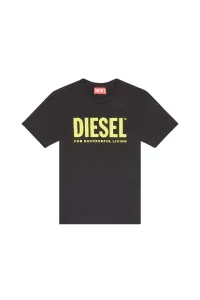 Tričko Diesel Tjustlogo T-Shirt Čierna 6Y