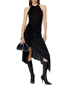 Šaty Diesel D-Flouncy Dress Čierna Xxs