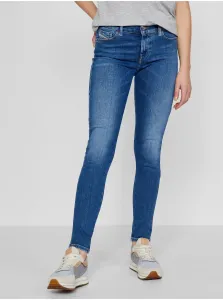 Blue Women Super Skinny Fit Jeans Diesel Slandy - Women